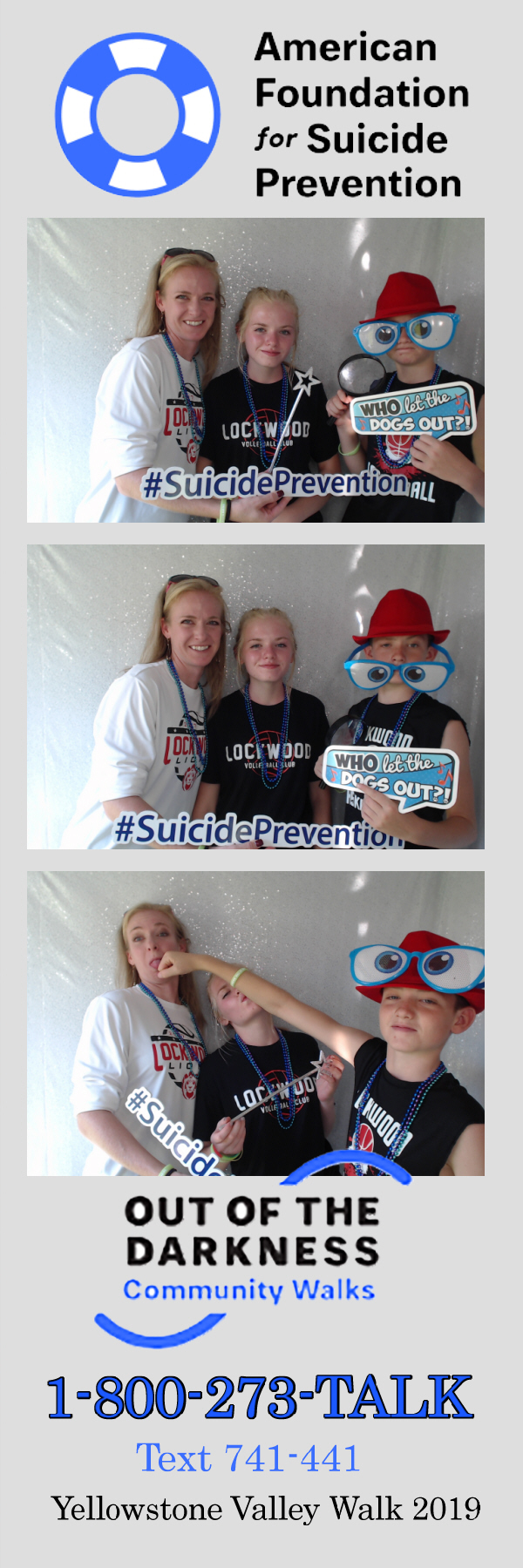Out of the Darkness Walk 2019 | View more photos from the event at gallery.photoboothbillings.com/u/PhotoBoothBillings/Out-of-the-Darkness-Walk-2019